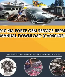 2010 Kia Forte Oem Service Repair Manual Download (CA060402)