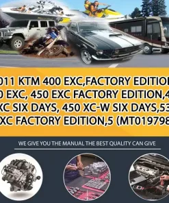 2011 Ktm 400 Exc,Factory Edition, 450 Exc, 450 Exc Factory Edition,450 Exc Six Days, 450 Xc-W Six Days,530 Exc Factory Edition,5 (MT019798)