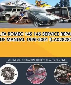 Alfa Romeo 145 146 Service Repair Pdf Manual 1996-2001 (CA028280)