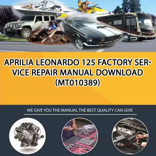 Aprilia Leonardo 125 Factory Service Repair Manual Download (MT010389)