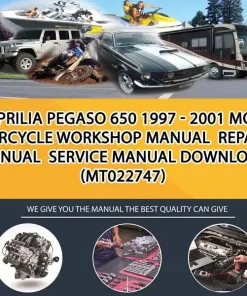 Aprilia Pegaso 650 1997 - 2001 Motorcycle Workshop Manual Repair Manual Service Manual Download (MT022747)