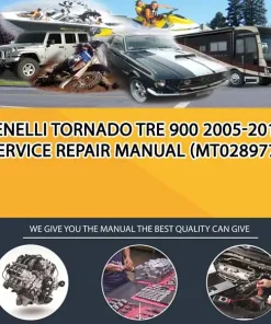 Benelli Tornado Tre 900 2005-2014 Service Repair Manual (MT028977)