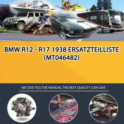 Bmw R12 - R17 1938 Ersatzteilliste (MT046482)