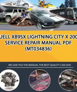 Buell Xb9Sx Lightning City X 2008 Service Repair Manual Pdf (MT034836)