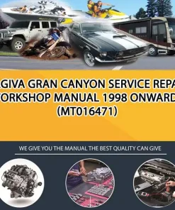 Cagiva Gran Canyon Service Repair Workshop Manual 1998 Onwards (MT016471)