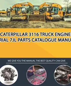 Caterpillar 3116 Truck Engine Serial 7JL Parts Catalogue Manual