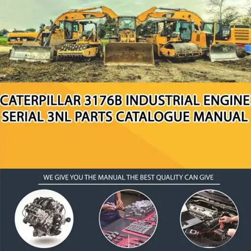 Caterpillar 3176B Industrial Engine Serial 3NL Parts Catalogue Manual