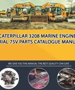 Caterpillar 3208 Marine Engine Serial 75V Parts Catalogue Manual