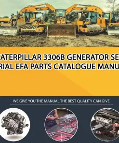 Caterpillar 3306B Generator Set Serial EFA Parts Catalogue Manual