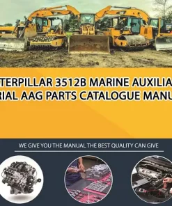 Caterpillar 3512B Marine Auxiliary Serial AAG Parts Catalogue Manual