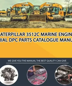 Caterpillar 3512C Marine Engine Serial DPC Parts Catalogue Manual