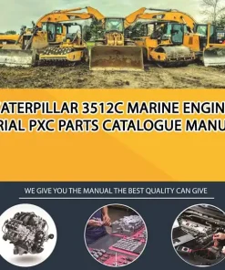 Caterpillar 3512C Marine Engine Serial PXC Parts Catalogue Manual