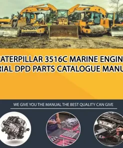 Caterpillar 3516C Marine Engine Serial DPD Parts Catalogue Manual