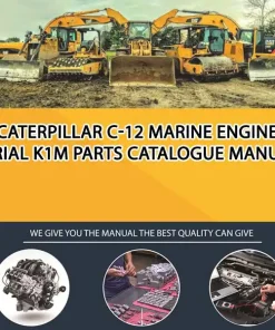 Caterpillar C-12 Marine Engine Serial K1M Parts Catalogue Manual