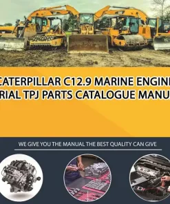 Caterpillar C12.9 Marine Engine Serial TPJ Parts Catalogue Manual