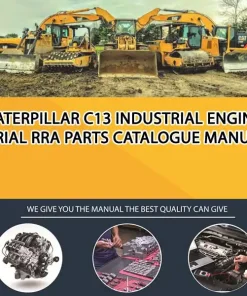 Caterpillar C13 Industrial Engine Serial RRA Parts Catalogue Manual