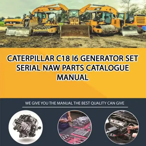 Caterpillar C18 I6 Generator Set Serial NAW Parts Catalogue Manual
