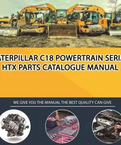 Caterpillar C18 Powertrain Serial HTX Parts Catalogue Manual