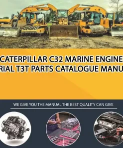 Caterpillar C32 Marine Engine Serial T3T Parts Catalogue Manual