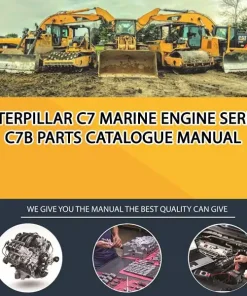 Caterpillar C7 Marine Engine Serial C7B Parts Catalogue Manual