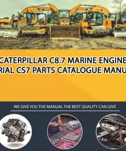 Caterpillar C8.7 Marine Engine Serial CS7 Parts Catalogue Manual