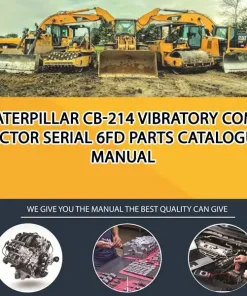 Caterpillar Cb-214 Vibratory Compactor Serial 6FD Parts Catalogue Manual