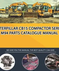 Caterpillar Cb15 Compactor Serial M94 Parts Catalogue Manual