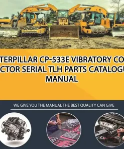 Caterpillar Cp-533E Vibratory Compactor Serial TLH Parts Catalogue Manual