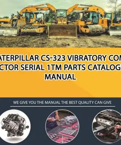 Caterpillar Cs-323 Vibratory Compactor Serial 1TM Parts Catalogue Manual