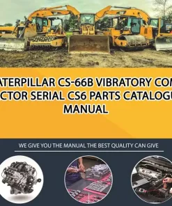 Caterpillar Cs-66B Vibratory Compactor Serial CS6 Parts Catalogue Manual