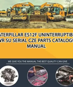 Caterpillar Es12F Uninterruptible Pwr Su Serial CZE Parts Catalogue Manual