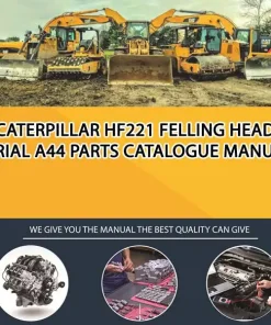 Caterpillar Hf221 Felling Head Serial A44 Parts Catalogue Manual