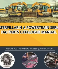 Caterpillar N A Powertrain Serial H4J Parts Catalogue Manual