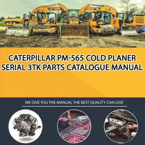 Caterpillar Pm-565 Cold Planer Serial 3TK Parts Catalogue Manual