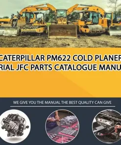 Caterpillar Pm622 Cold Planer Serial JFC Parts Catalogue Manual