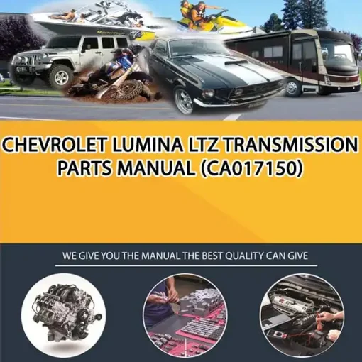 Chevrolet Lumina Ltz Transmission Parts Manual (CA017150)