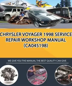 Chrysler Voyager 1998 Service Repair Workshop Manual (CA045198)