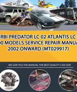 Derbi Predator Lc 02 Atlantis Lc 02 100 Models Service Repair Manual 2002 Onward (MT029917)