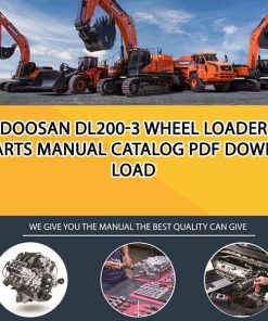 Doosan DL200-3 Wheel Loader Parts manual catalog PDF Download