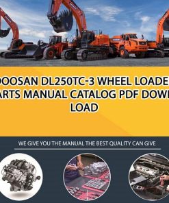 Doosan DL250TC-3 Wheel Loader Parts manual catalog PDF Download