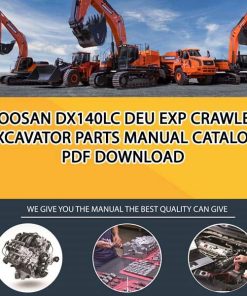 Doosan DX140LC DEU EXP Crawler Excavator Parts manual catalog PDF Download