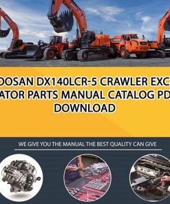 Doosan DX140LCR-5 Crawler Excavator Parts manual catalog PDF Download