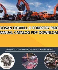 Doosan DX300LL-5 Forestry Parts manual catalog PDF Download