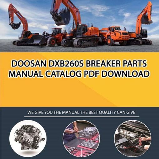 Doosan DXB260S Breaker Parts manual catalog PDF Download