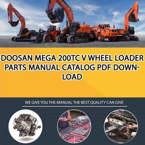 Doosan MEGA 200TC V Wheel Loader Parts manual catalog PDF Download