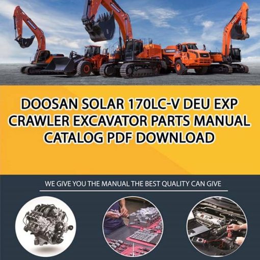 Doosan SOLAR 170LC-V DEU EXP Crawler Excavator Parts manual catalog PDF Download