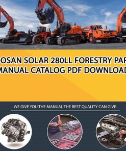 Doosan SOLAR 280LL Forestry Parts manual catalog PDF Download
