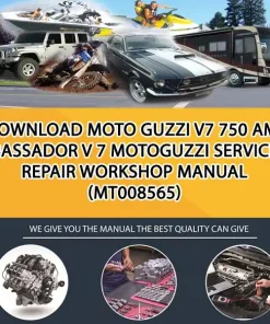Download Moto Guzzi V7 750 Ambassador V 7 Motoguzzi Service Repair Workshop Manual (MT008565)