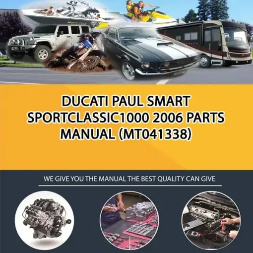 Ducati Paul Smart Sportclassic1000 2006 Parts Manual (MT041338)