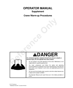 Grove CD5515-2 Operators and Maintenance Manual PDF Download